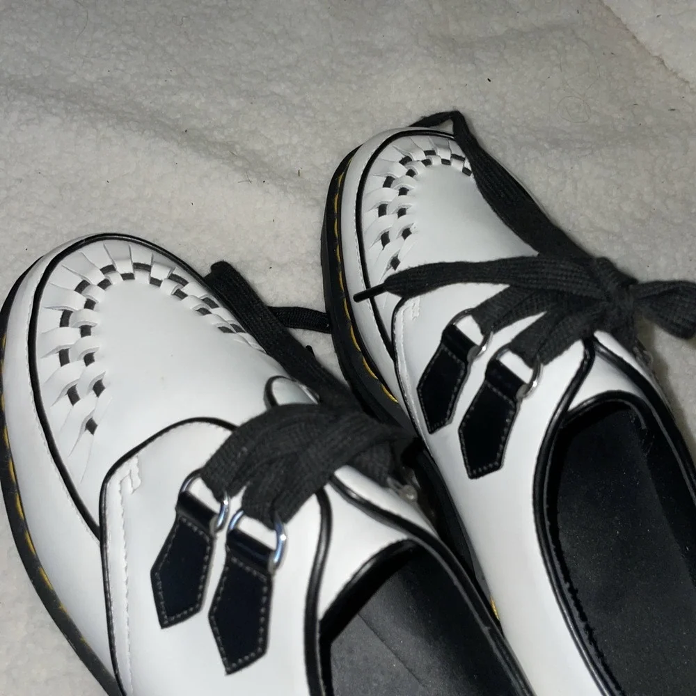 Dr Martens Lace Up Sidney Quad Platform Creepers US M 13 Eu 47 US L 14 - Picture 9 of 9